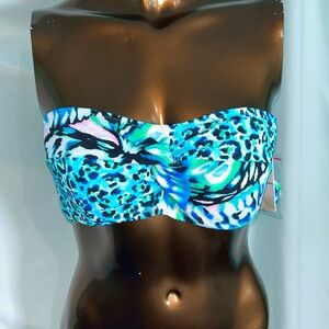 Tommy Bahama Island Cays Monarch Twist Bandeau - Small - New